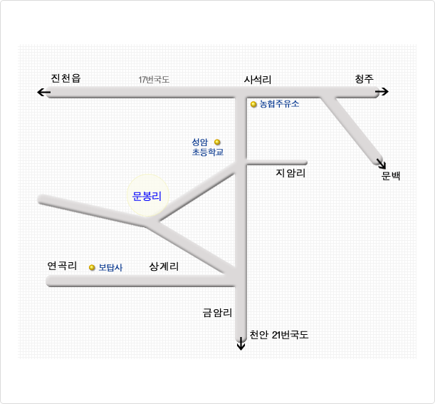 문봉리 찾아오시는길