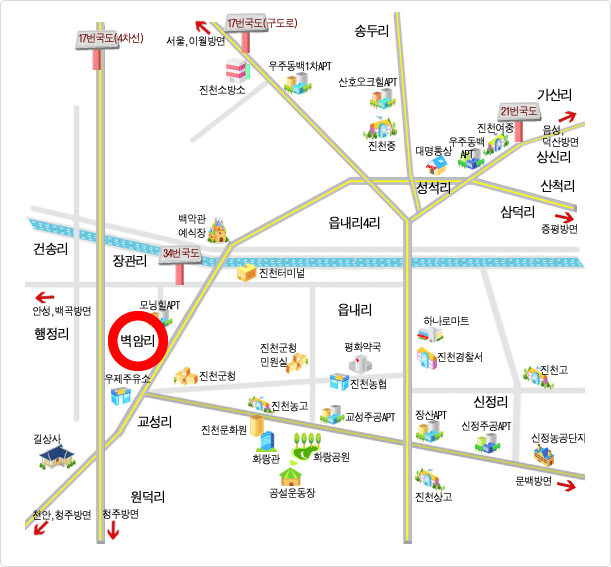 벽암리 찾아오시는길