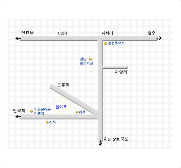 상계리 찾아오시는길