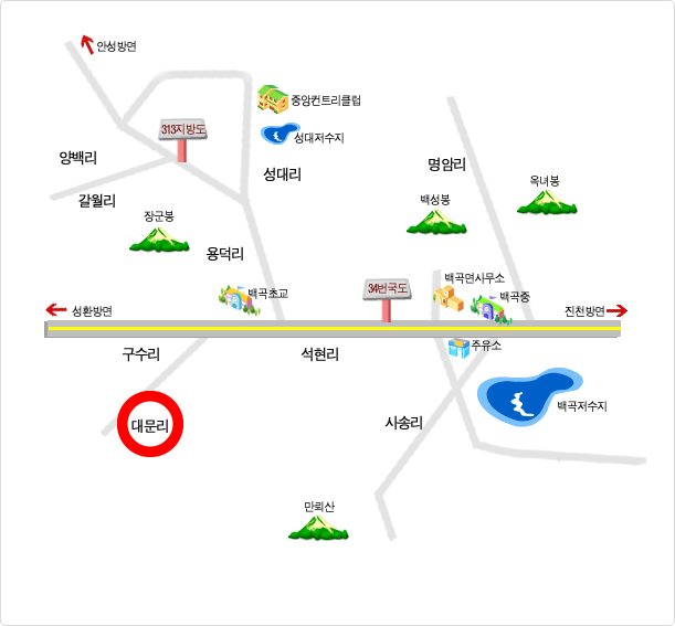 대문리 찾아오시는길