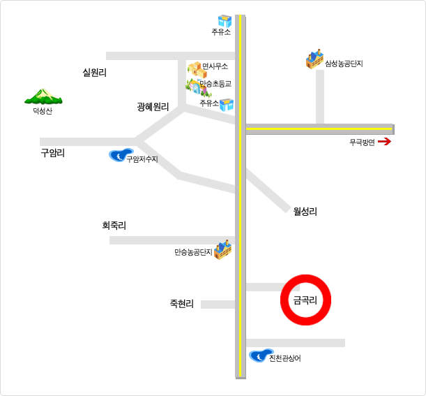 금곡리 금천 찾아오시는길