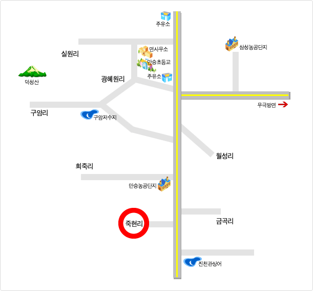 죽현리 사동 찾아오시는길