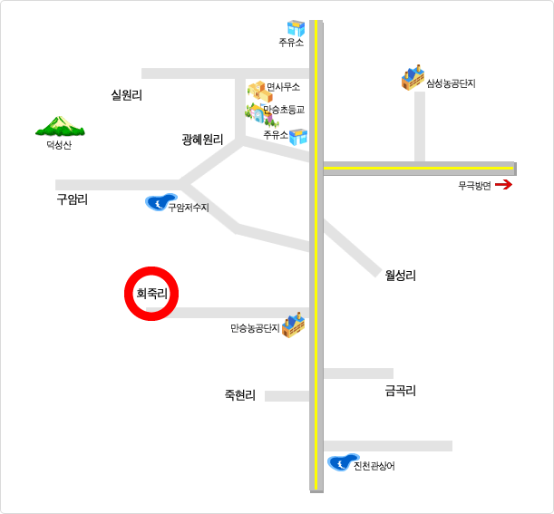 회죽리 죽동 찾아오시는길