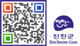진천군청 모바일 홈페이지 QR코드. 진천군 모바일 홈페이지(http://m.jincheon.go.kr)로 이동