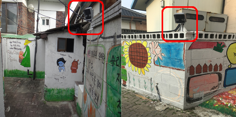 골목길 눈높이 CCTV